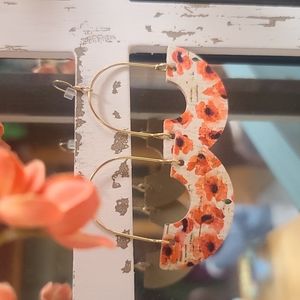 Brinley & Co Poppy Drop Earrings